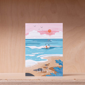 Onneke - Wild Swimming Card Sea Swimming Card