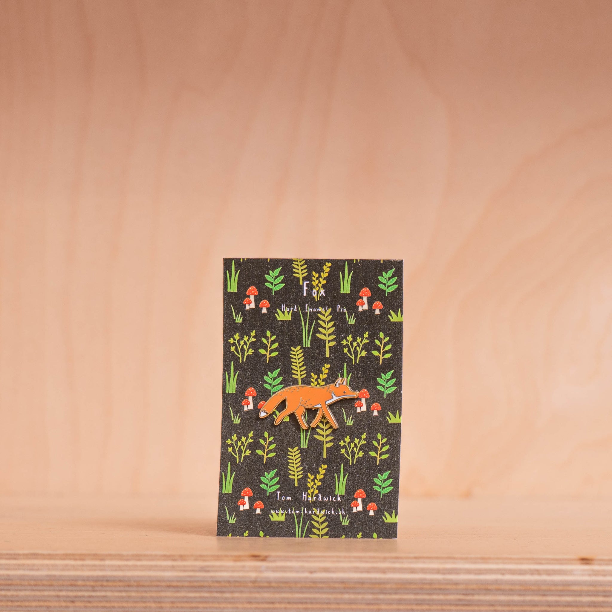 Tom Hardwick Enamel Pin - Fox