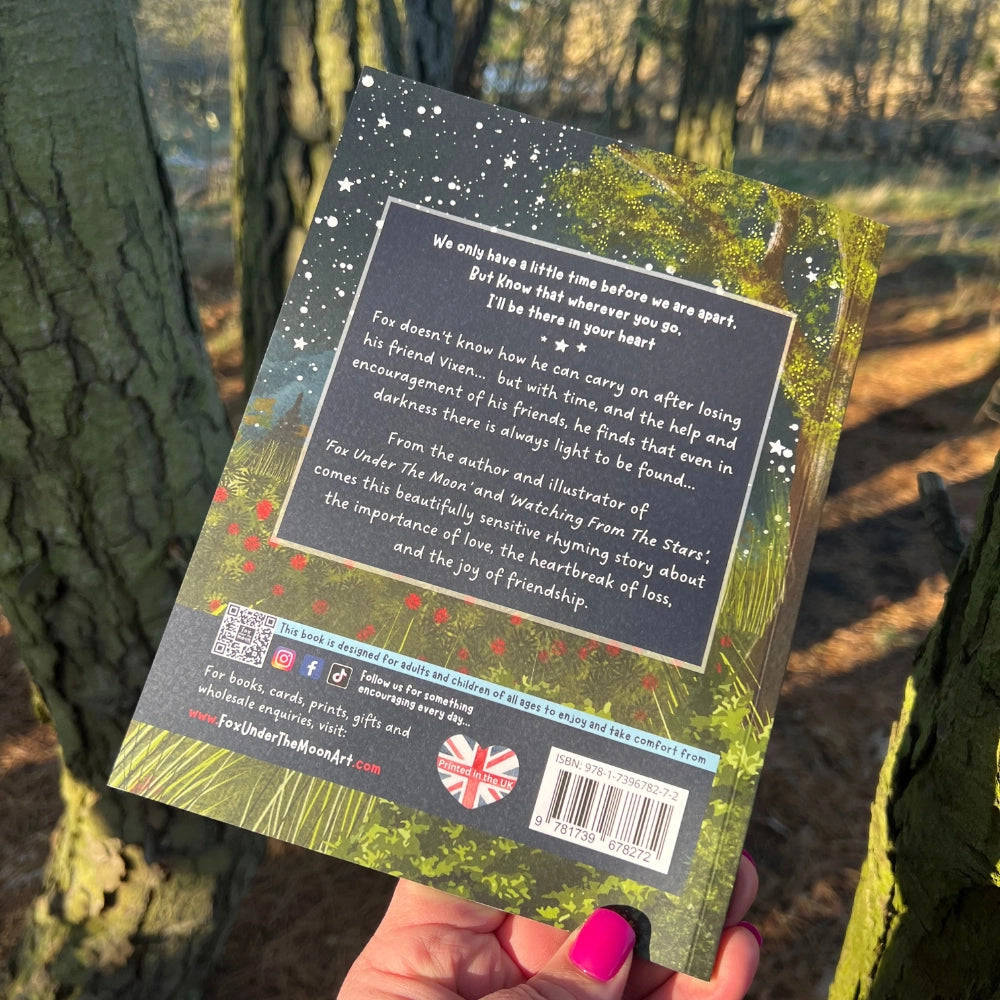 Fox Under The Moon - The Longest Night - Paper Back Book & Bookmark