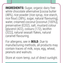 Slab Artisan Fudge - Sea Salted Caramel Fudge Slab - Vegan