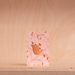 Tom Hardwick Enamel Pin - Red Squirrel