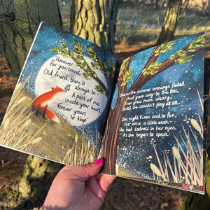 Fox Under The Moon - The Longest Night - Paper Back Book & Bookmark