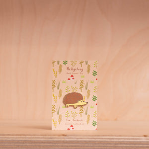Tom Hardwick Enamel Pin - Hedgehog