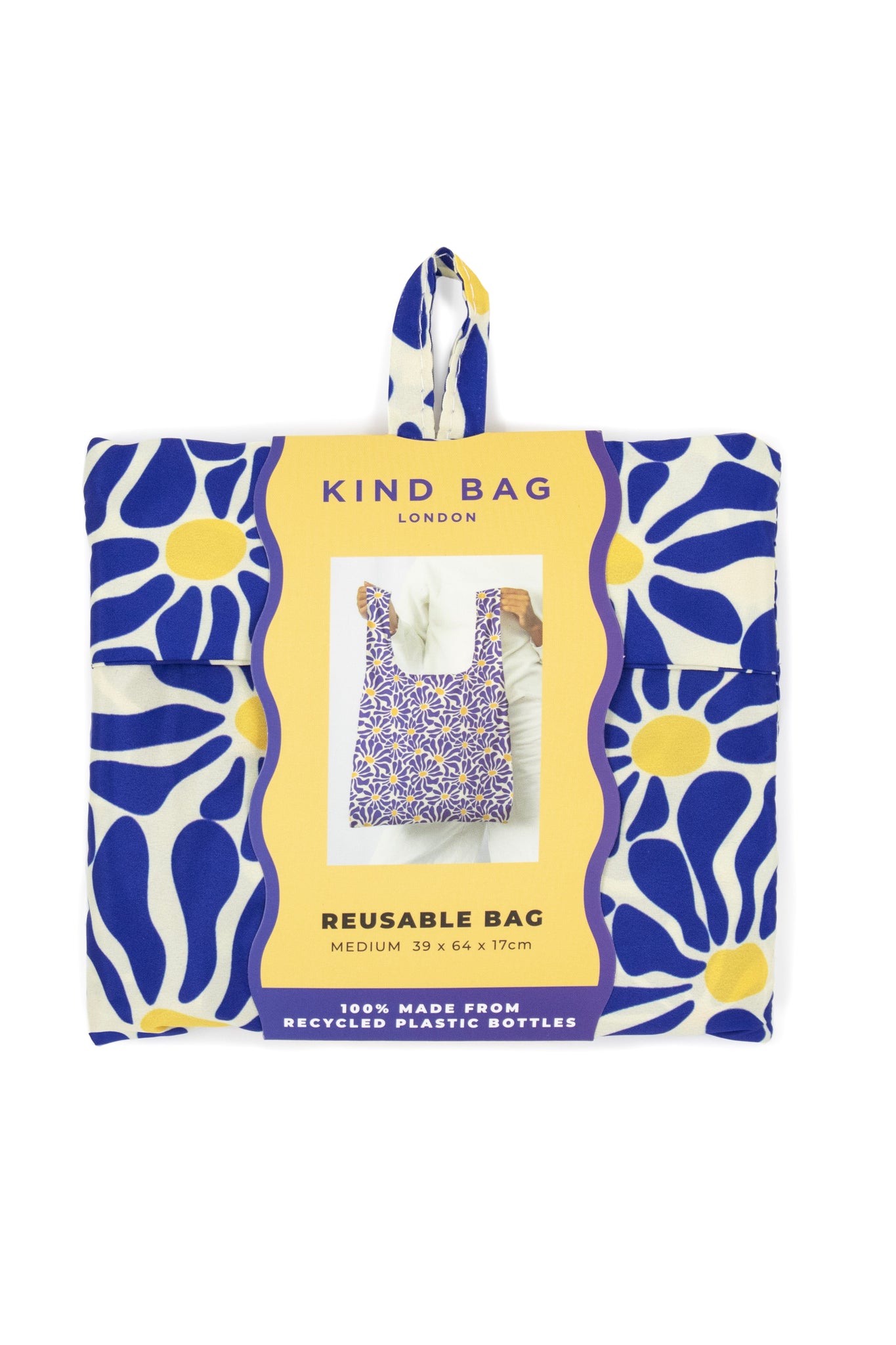 Kind Bag - Medium Reusable Bags - Abstract Flowers