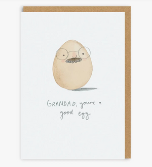 Grandad, You're a Good Egg - Greetings Card