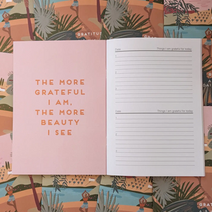 Onneke -  Gratitude Journal Daily Yoga Log Book