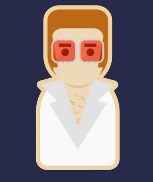 Hey There Munchquin - Elton - Eco Friendly Wooden Lapel Pin