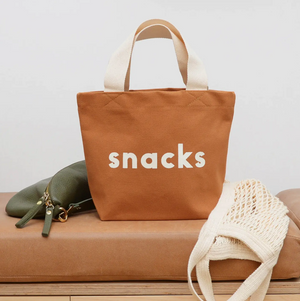 Alphabet Bags Little Canvas Bag - Snacks