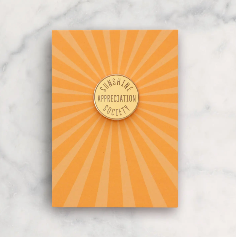 Alphabet Bags - Sunshine Appreciation Enamel Pin