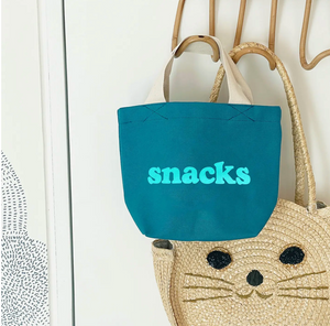 Alphabet Bags Little Canvas Bag - Snacks