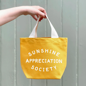 Alphabet Bags Little Canvas Bag - Sunshine Appreciation Society