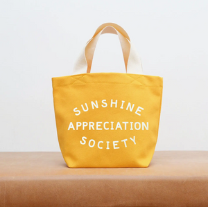Alphabet Bags Little Canvas Bag - Sunshine Appreciation Society