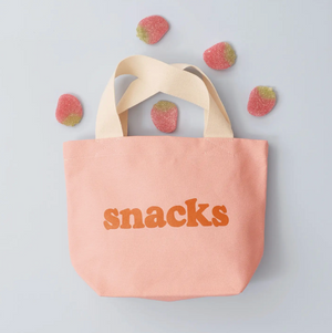 Alphabet Bags Little Canvas Bag - Snacks