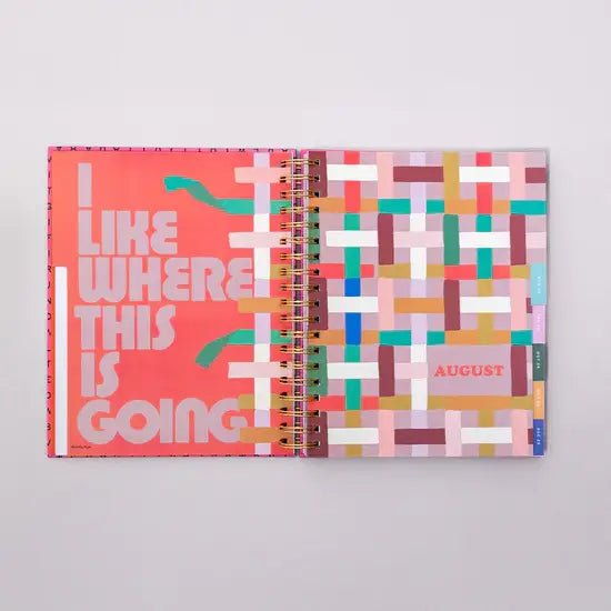 Ban.do 17 Month Large Hardback Planner- Ivory Floral
