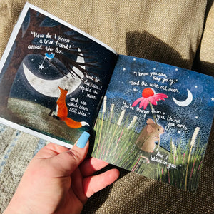 Fox Under The Moon - Hug In a Book - Mini Book