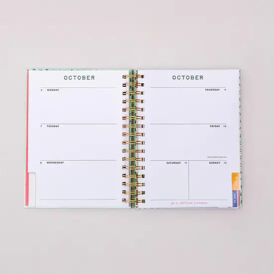 Ban.do 17 Month Medium Hardback Planner- Blue Floral