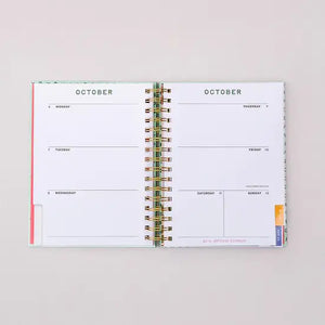 Ban.do 17 Month Medium Hardback Planner- Blue Floral