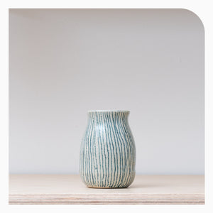 Ali Bradley Curved Striped Vase