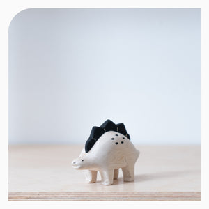 T-Lab 'PolePole' Wooden Toy - Stegosaurus