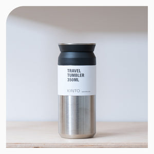 Kinto Travel Tumbler Stainless Steel 350ml - Silver