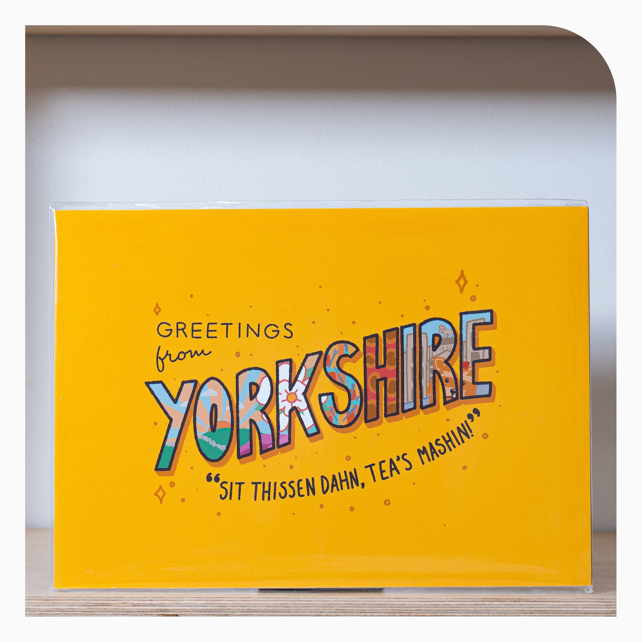 Finest Imaginary Greetings From Yorkshire A4 Print