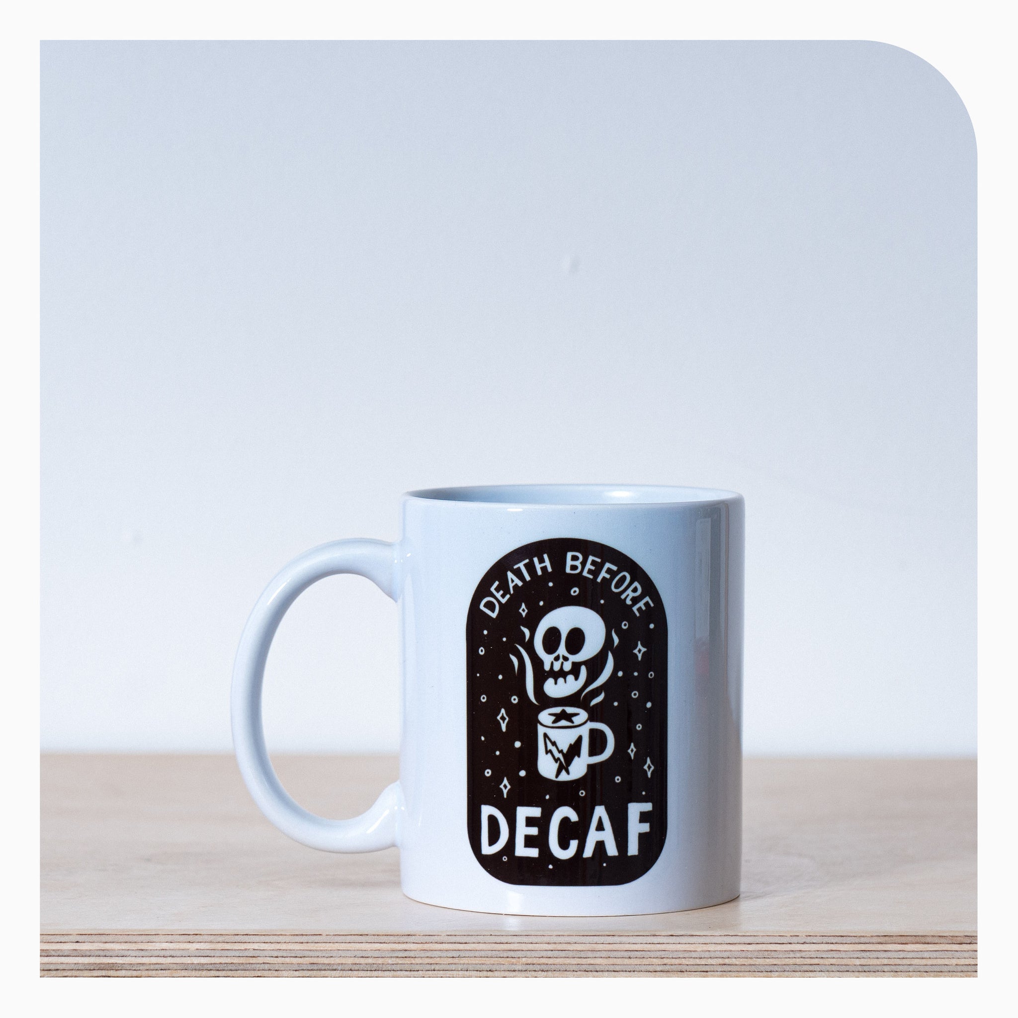 Finest Imaginary Death Before Decaf Mug
