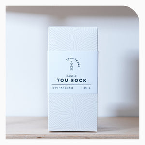 Candle Hand You Rock Candle - Black