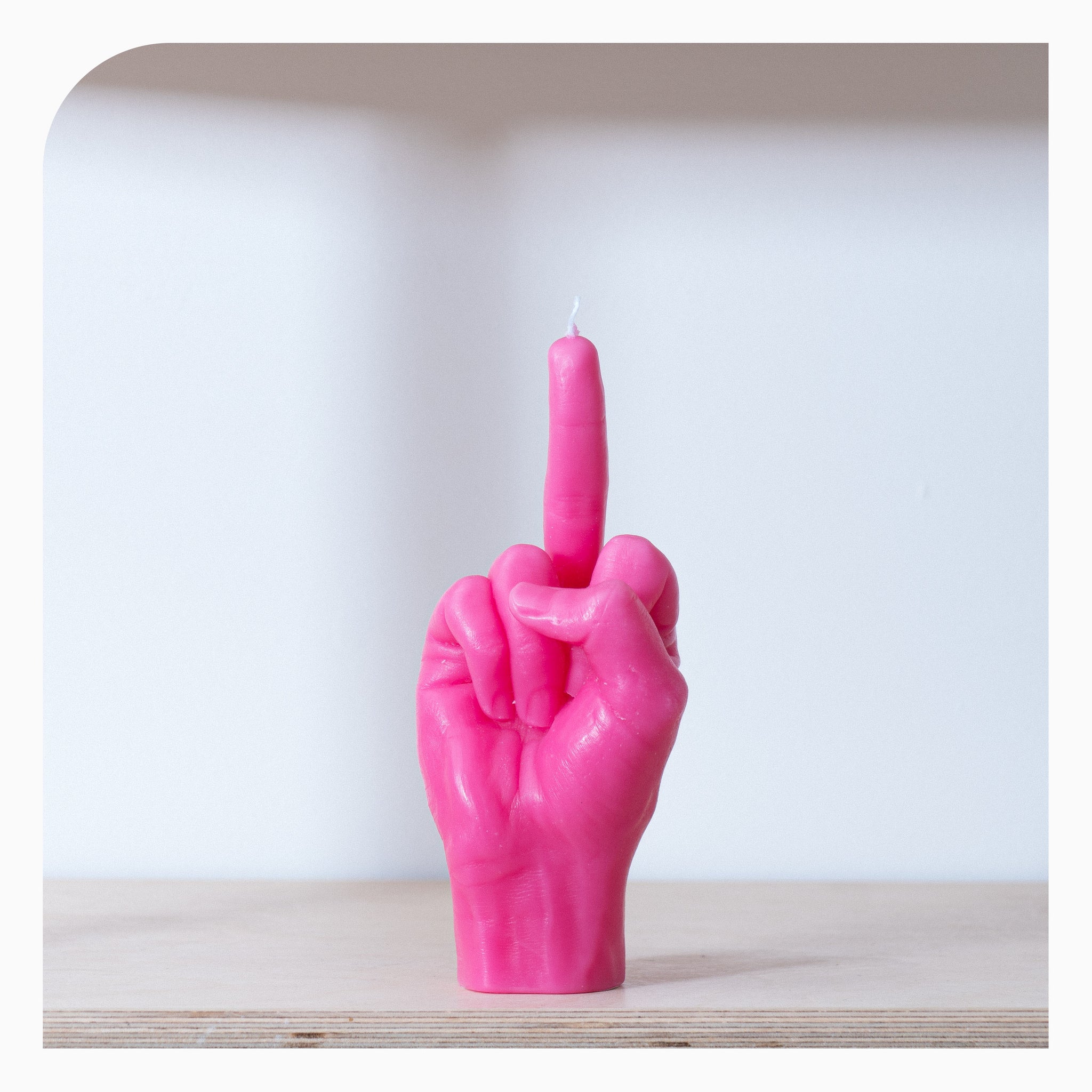 Candle Hand F*ck You Candle - Pink