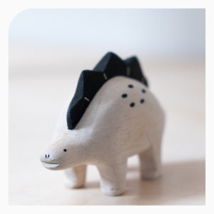 T-Lab 'PolePole' Wooden Toy - Stegosaurus