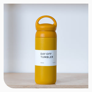 Kinto Day Off Tumbler 500ml - Mustard