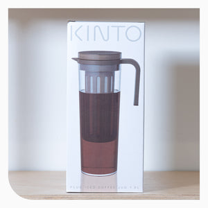 Kinto Plug Iced Coffee Jug 1.2L - Brown