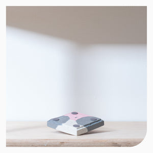 Studio Emma Square Tray - Grey, White & Blush Pink