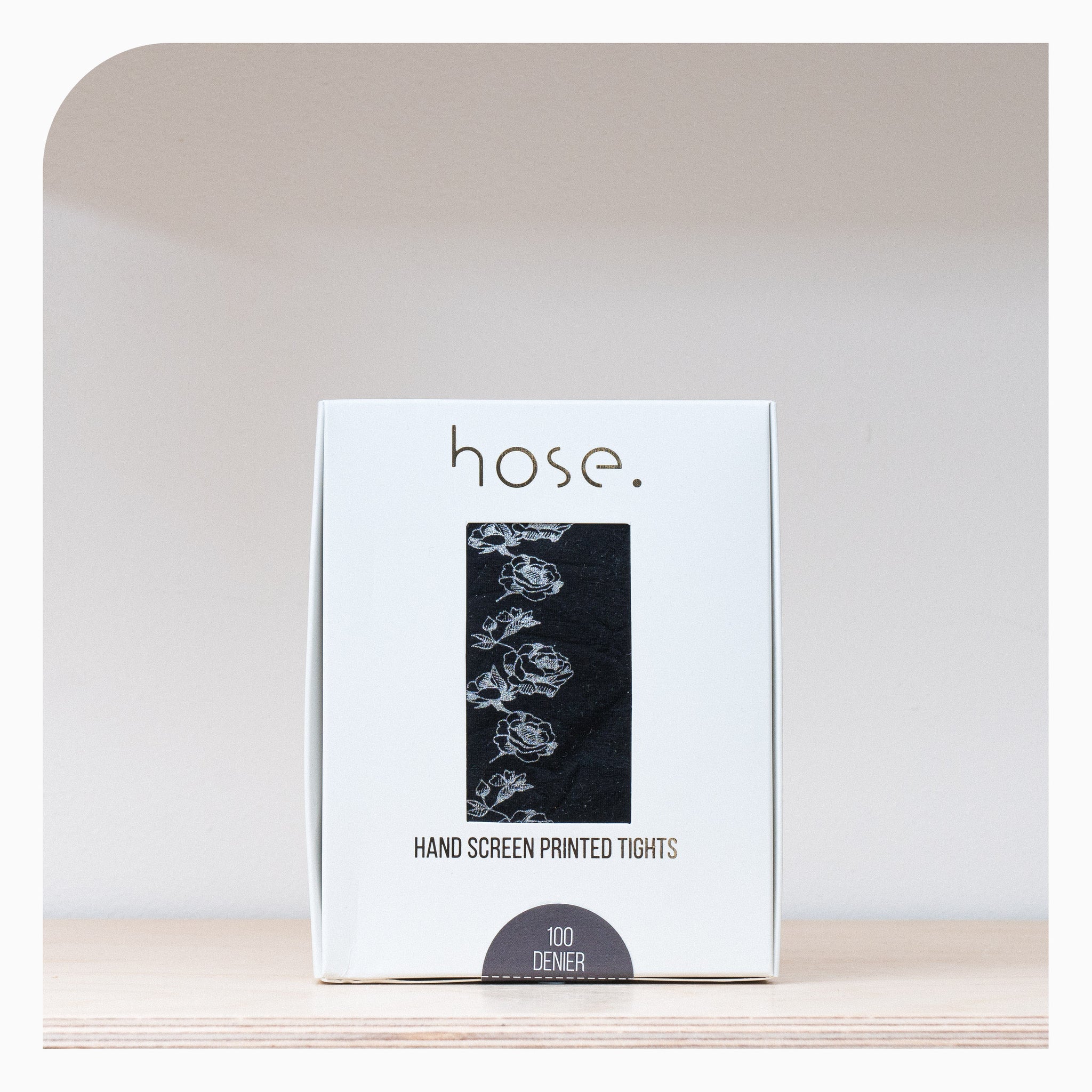 Hose Rose Tights - Black