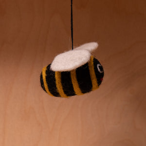 Handmade Biodegradable Bumble Bee Hanging Decoration