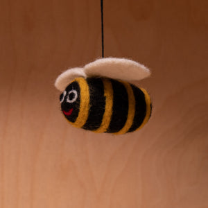 Handmade Biodegradable Bumble Bee Hanging Decoration