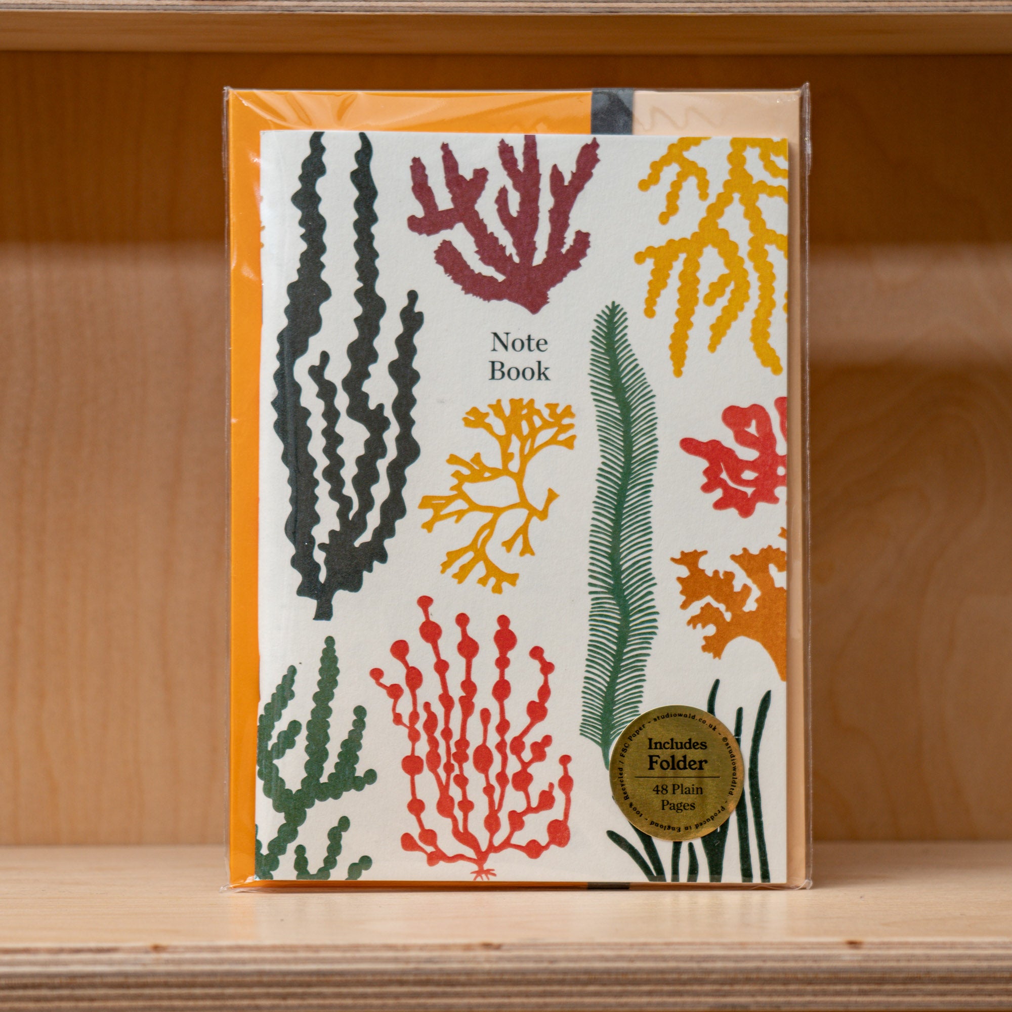 Studio Wald - Seaweed Notebook + Folder (A5)