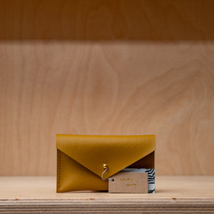 Studio Lowen Leather Card Holder - Mustard