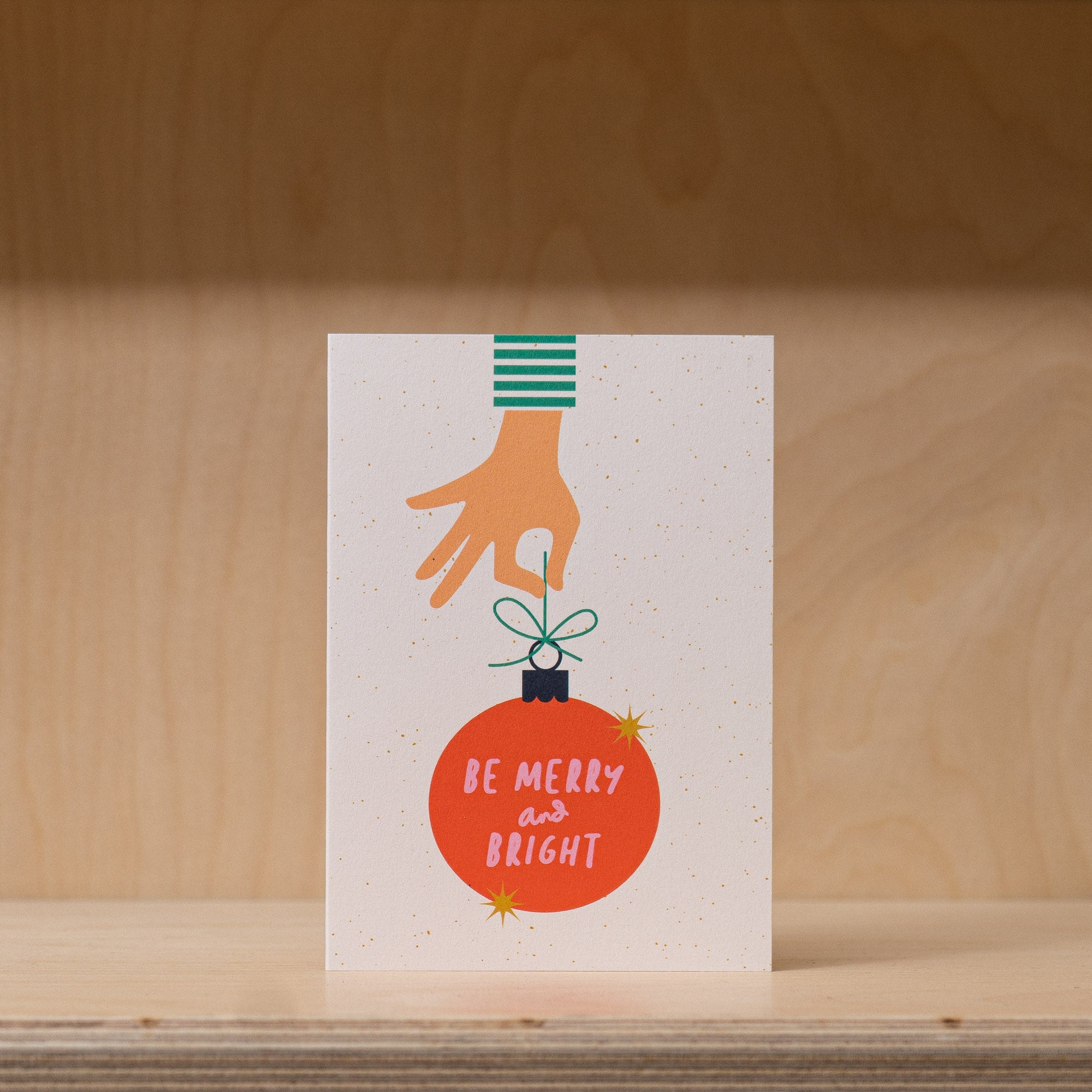 Be Merry & Bright Bauble - Card