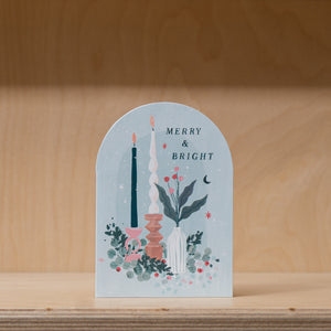 Sister Paper Co. Candles Christmas Card