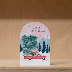 Sister Paper Co. Driving Home For Christmas Card